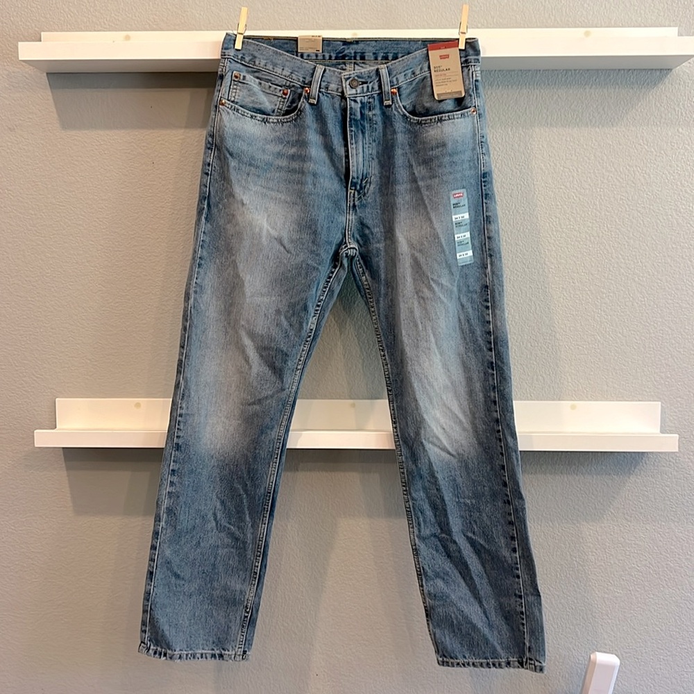 NWT Levi’s 505 Regular Fit 34x32 Light Blue, smoke free home